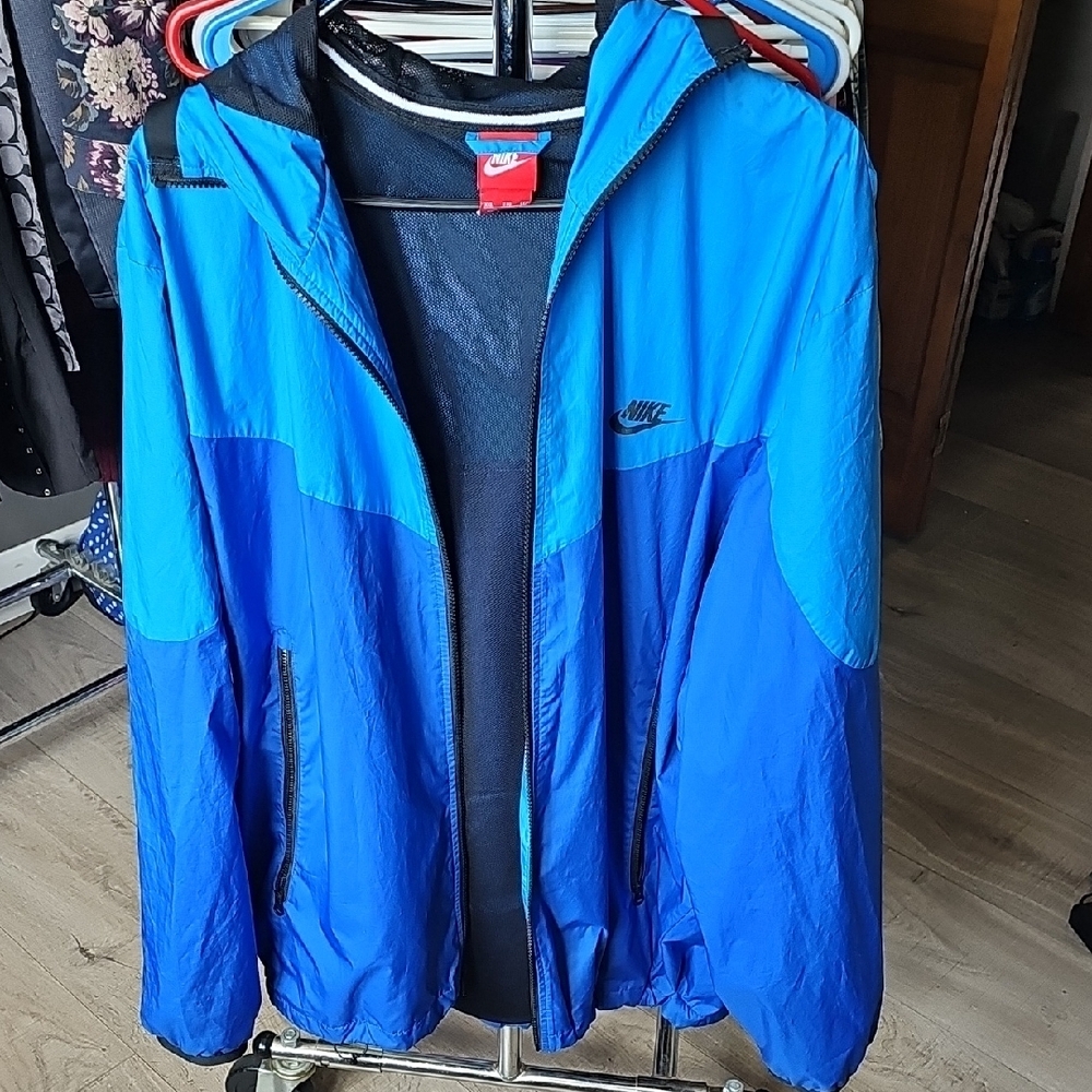 Nike Blue Windbreaker Jacket